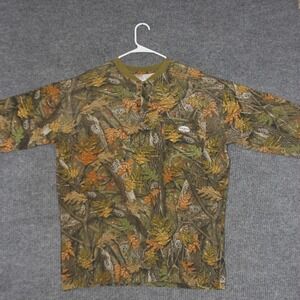 Rasco T Shirt Mens XL Camo Flame Resistant Long Sleeve Work Safety Hunting